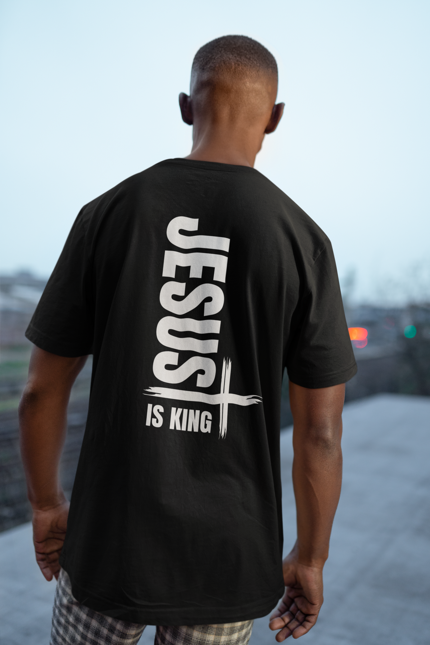 Men's Short Sleeve T-shirt, Jesus is King T-shirt, Men's Tee