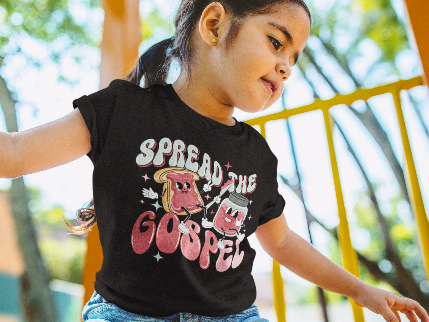 Youth Short Sleeve T-shirt, Spread the Gospel Kid's Tee, Children's Christian T-shirt